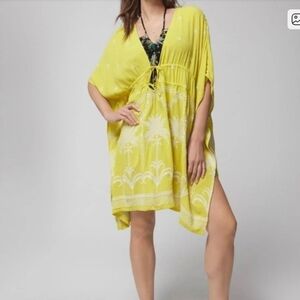 Soma Key Lime Green Embroidered Cover-Up, NWT, SMALL / MEDIUM